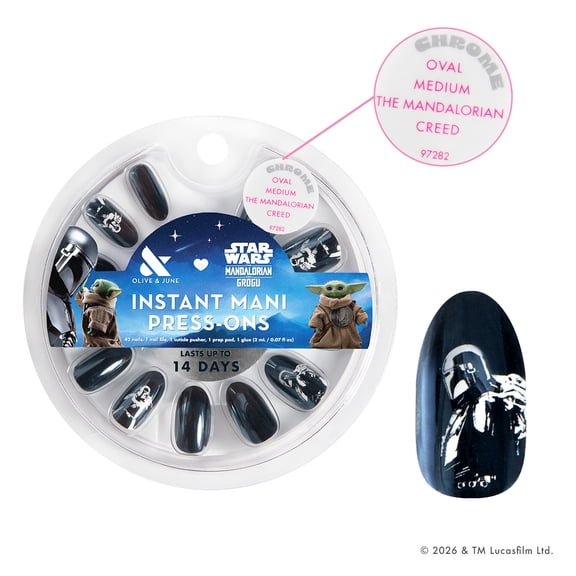 O&J Instant Mani Star Wars - The Mandalorian Creed M Oval