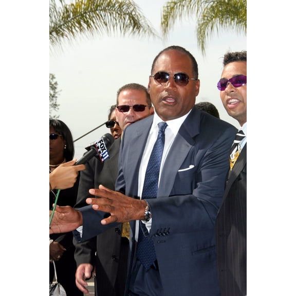O.J. Simpson At Arrivals For Funeral Services For Lawyer Johnnie L. Cochran, Jr., West Angeles Cathedral, Los Angeles,