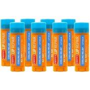 O'Keeffe's Cooling Relief Lip Repair Lip Balm for Dry, Cracked Lips, Stick, Pack of 8