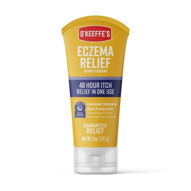 Body Cream Sticker O'Keeffe's Body Cream for Dry, Itchy Skin, Eczema Relief, 5 Ounce, 48 ...