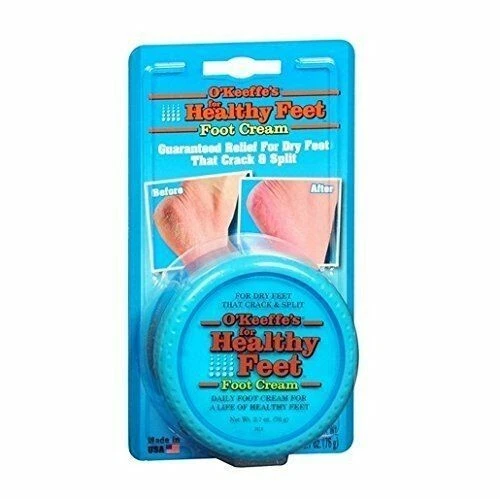 O'Keeffe's Foot Cream Dry Cracked Feet Relief Hypoallergenic 2.7 oz Pack of 2