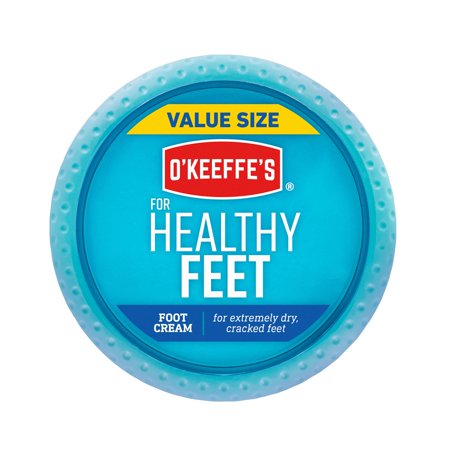O'Keeffe's Healthy Feet Foot Cream, 6.4 Oz Jar, White (104042)
