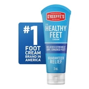 OKeeffes Healthy feet Cream Tube 3oz - Concentrated Relief for Dry, Cracked feet; Diabetic Safe