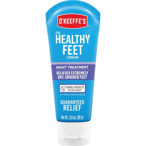 O'Keeffe's Healthy Feet Night Treatment Foot Cream Pack of 2, White, 2 Pack 103011