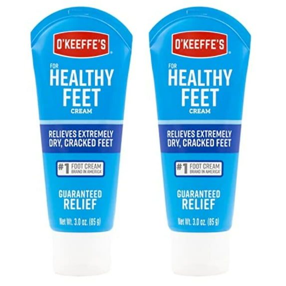 O'Keeffe's -2 Healthy Feet Foot Cream Tube (2 Pack), 3 oz