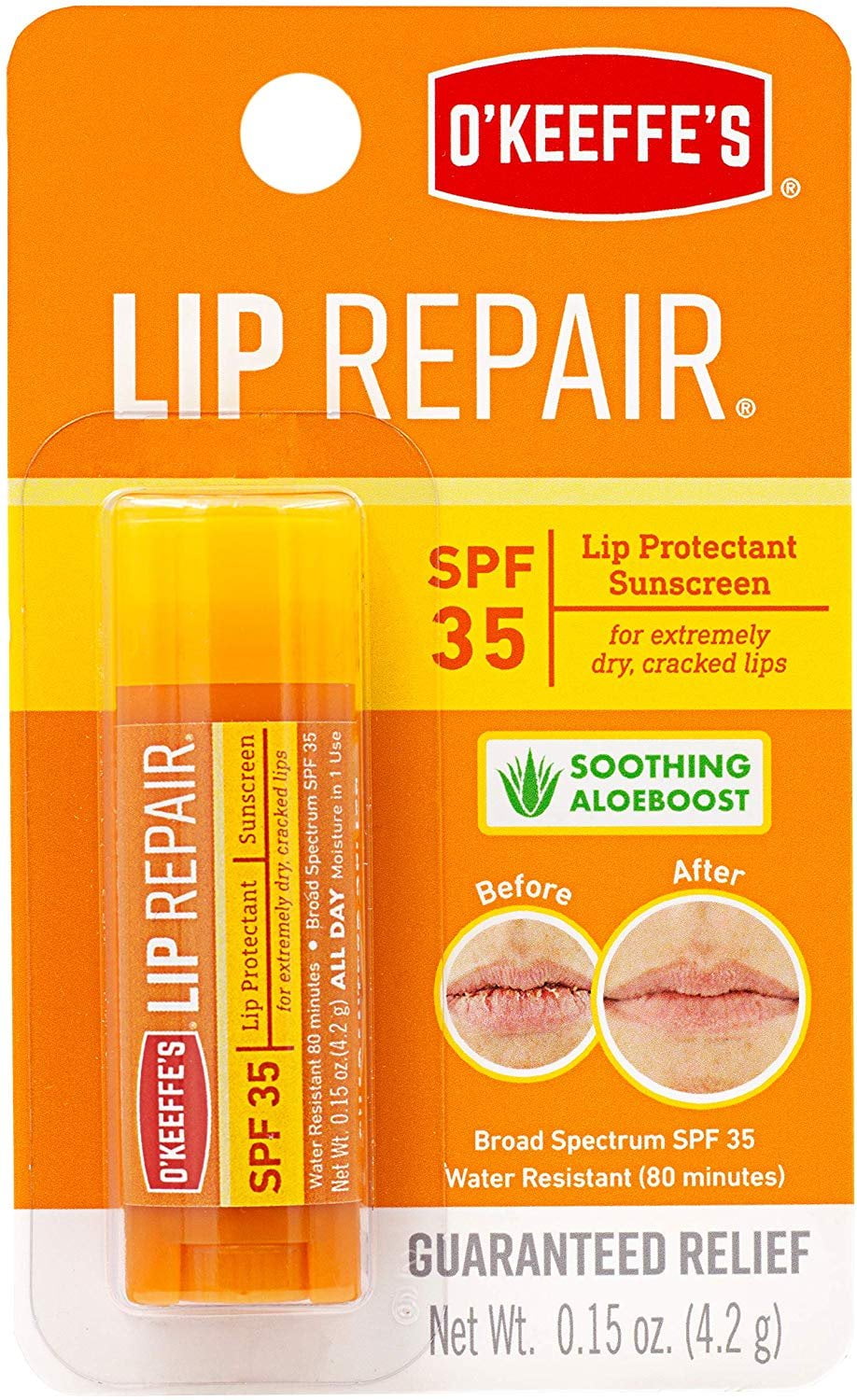 O'Keeffe's Lip Repair Healing Balm Stick Moisturizer & Treatment for