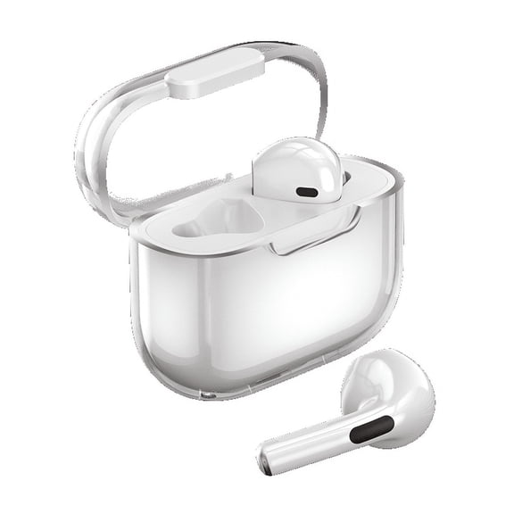 O'Keeffe's M15Pro Earhooks True Wireless Bluetooth In Ear Headphones with Charging Case, White