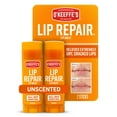 thumbnail image 1 of O’Keeffe’s Lip Repair Original Unscented Lip Balm, 0.15oz Sticks, 2 Pack, 1 of 12