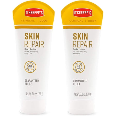 O'Keeffe's Skin Repair Body Lotion and Dry Skin Moisturizer, Tube, 7 ounce, Pack of 2