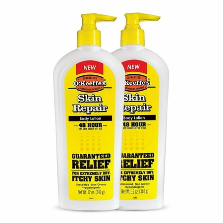 O'Keeffe's Skin Repair Body Lotion for Extremely Dry Itchy Skin 12oz,2-Pack