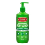 O'Keeffe's Working Hands Hand and Body Lotion, 12oz Pump, Heals & Relieves Extremely Dry Skin