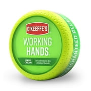 O'Keeffe's Working Hands Hand Cream, 3.4 Ounce Jar, (Pack 1)