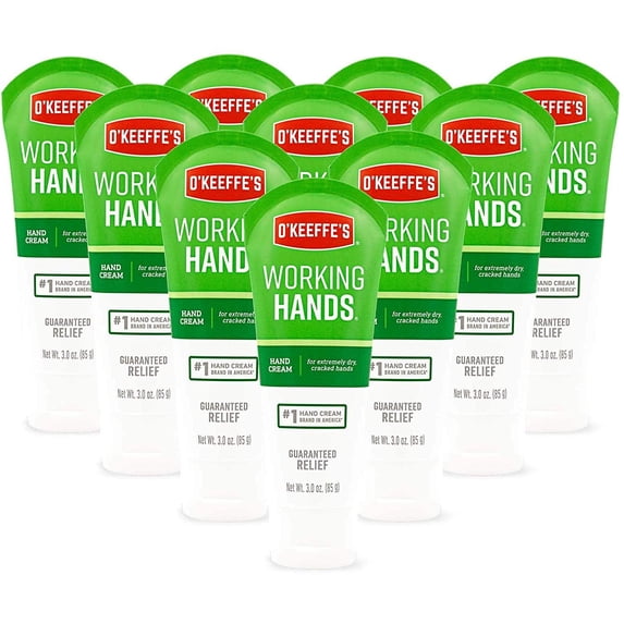 O'Keeffe's Working Hands Hand Cream, 3 ounce Tube, Pack of 10