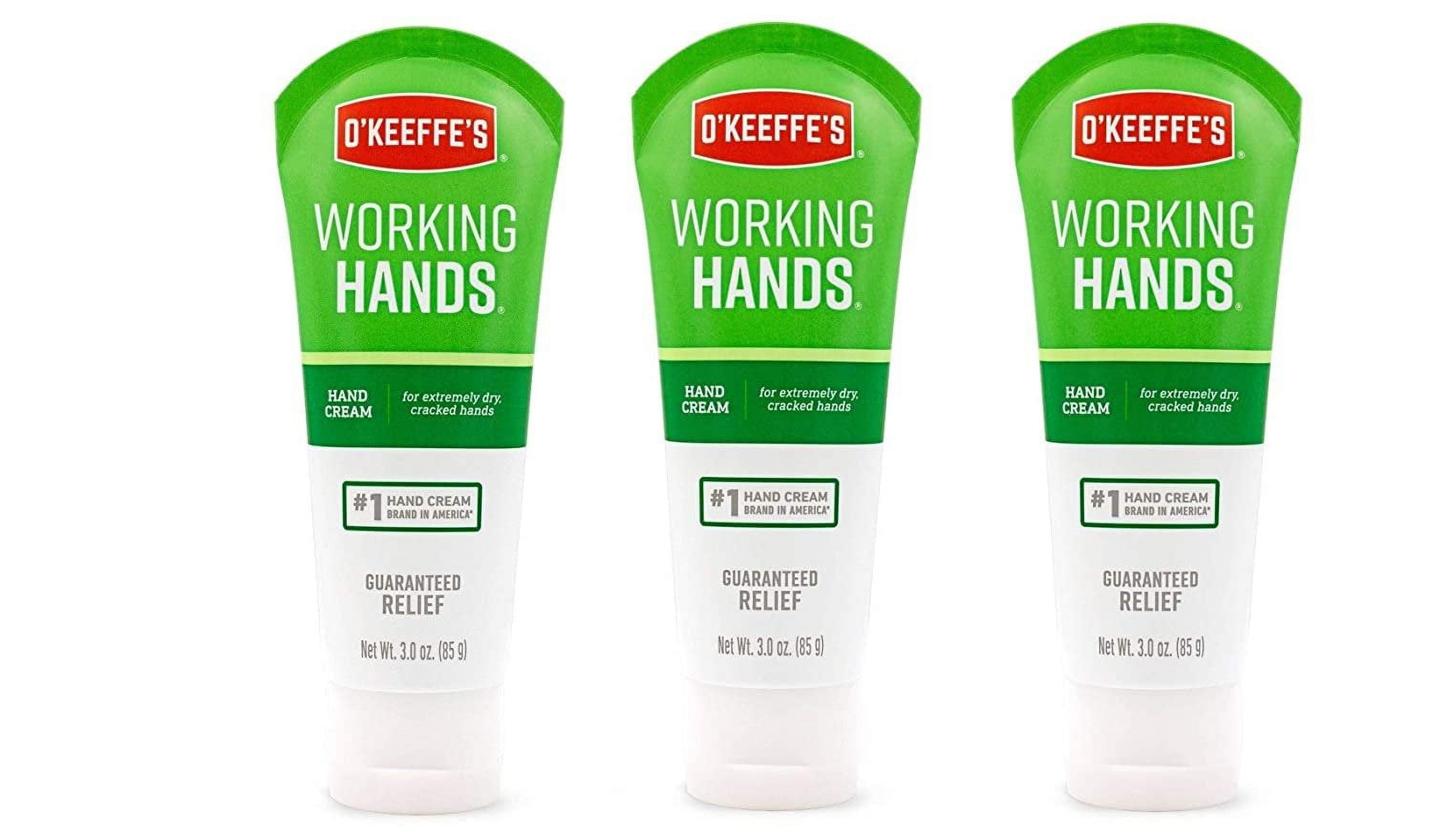 O'Keeffe's Working Hands Hand Cream, 3 ounce Tube, Pack of 5 