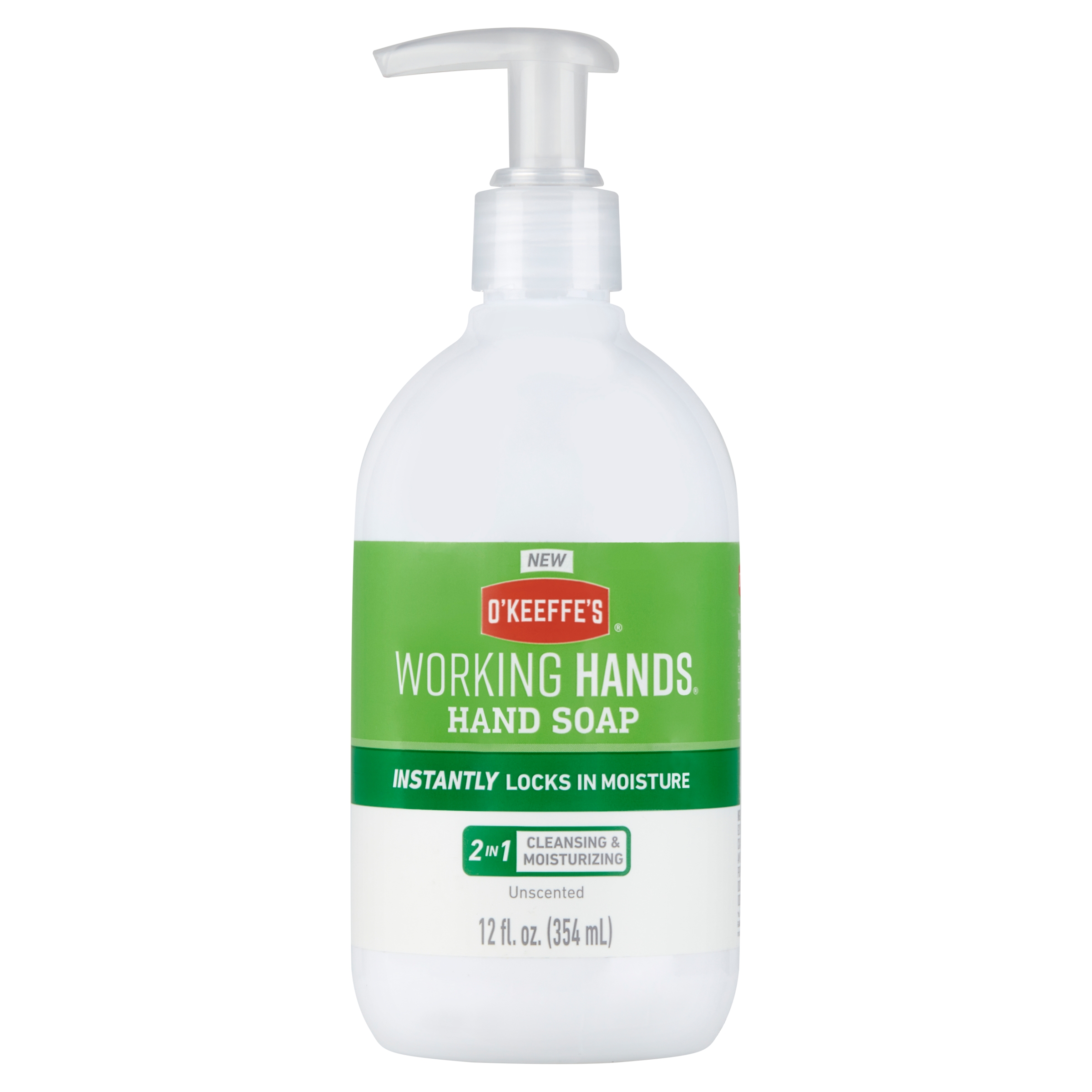 O'Keeffe's Working Hands Moisturizing Liquid Hand Soap, Unscented, 12 fl oz (354 ml) - image 1 of 13