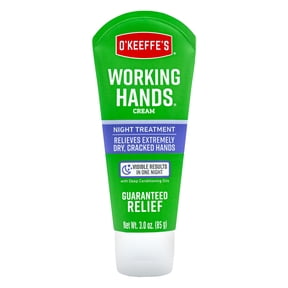 O'Keeffe's Working Hands Night Treatment Hand Cream, 3 Ounce Tube