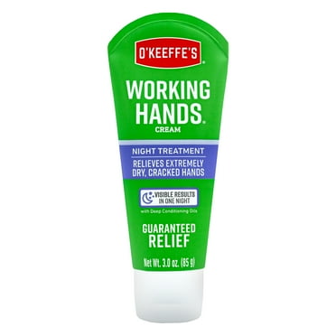 O'Keeffe's Working Hands Night Treatment Hand Cream, 3 Ounce Tube