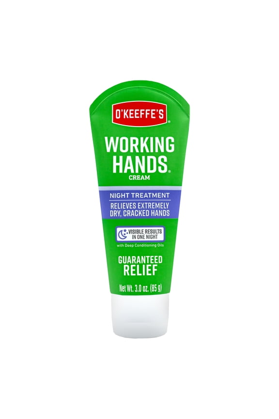 Working Hands Night Treatment Hand Cream, 3 Ounce Tube