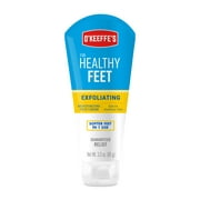 O'Keeffe's for Healthy Feet, Exfoliating, Moisturizing Foot Cream, Softer Feet in 1 Use 3 oz