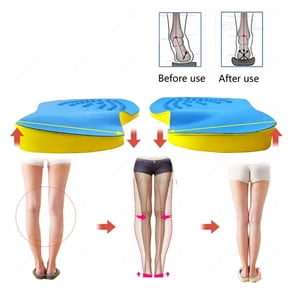 O Legs Correction Orthopedic Insoles For Feet Corrective Knock Knees Corrector For Foot Alignment Varus Valgus Orthopedic Insert