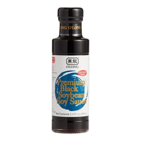 O'Long Gluten Free Premium Black Soybean Soy Sauce 5.41 oz Pack of 4