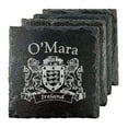 thumbnail image 1 of O'Mara Irish Coat of Arms Slate Coasters - Set of 4, 1 of 1