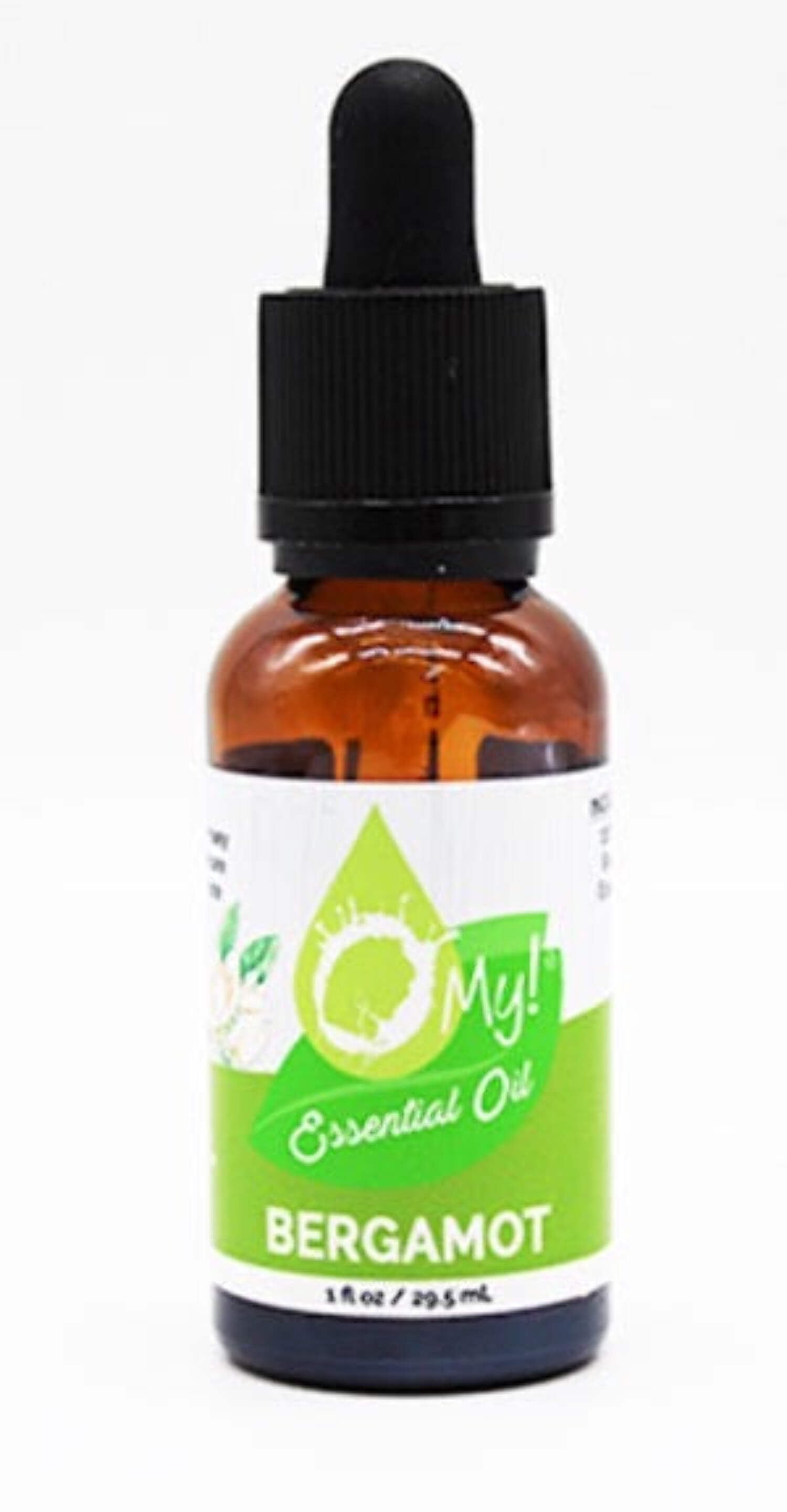O My! Pure Essential Oil Bergamot | 1oz Amber Dropper Bottle | Child-resistant