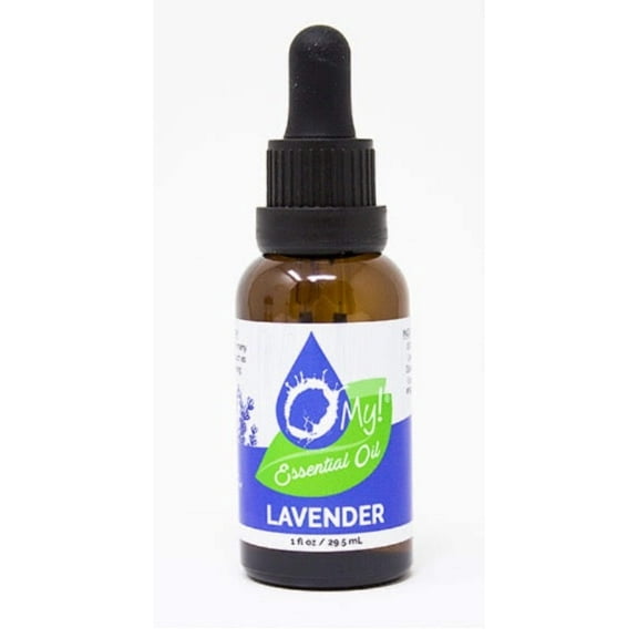 O My! Pure Essential Oil of Lavender | 1oz Amber Dropper Bottle | Child-resistant