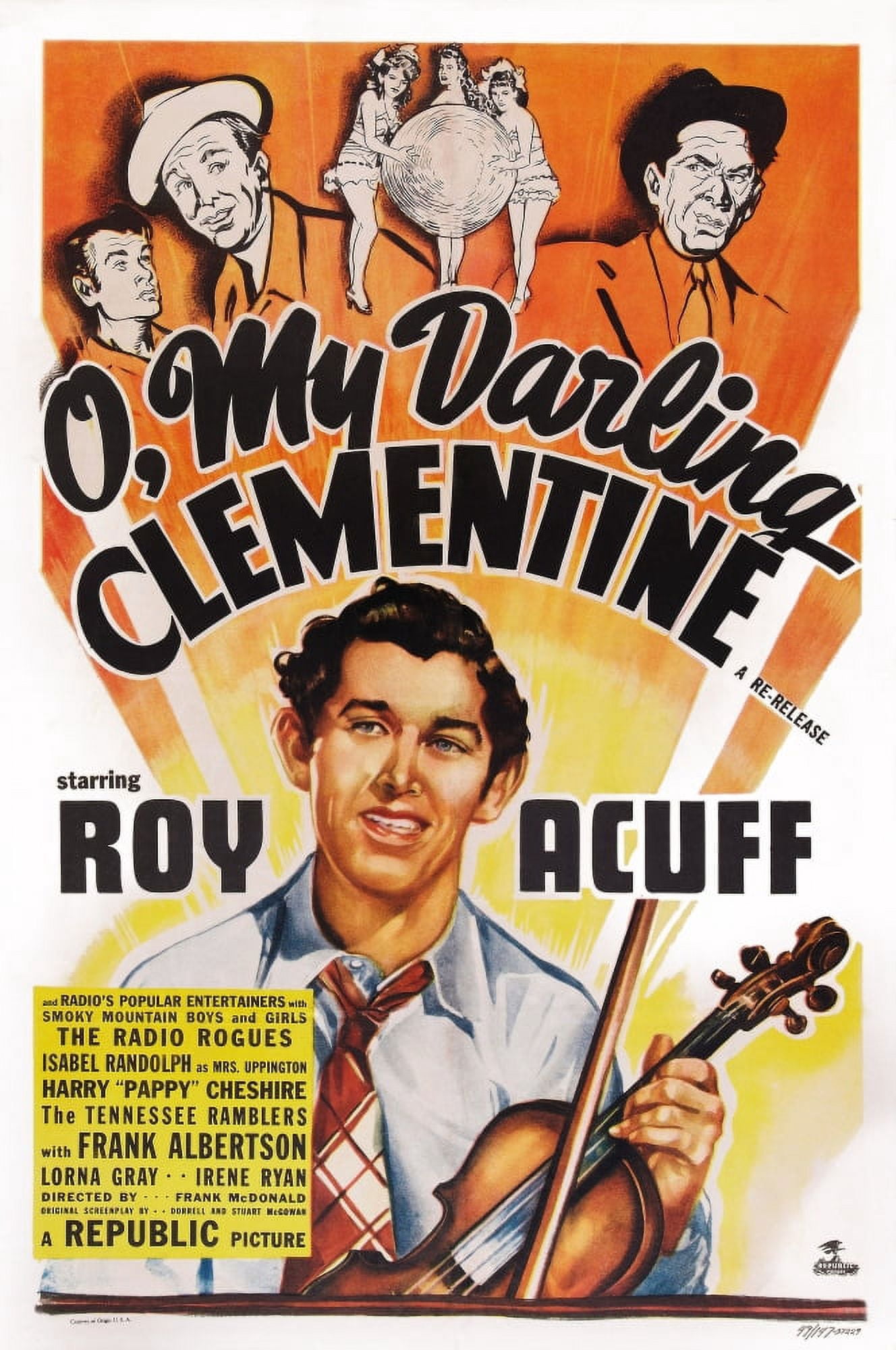 O My Darling Clementine U Canvas Art - (11 x 17)