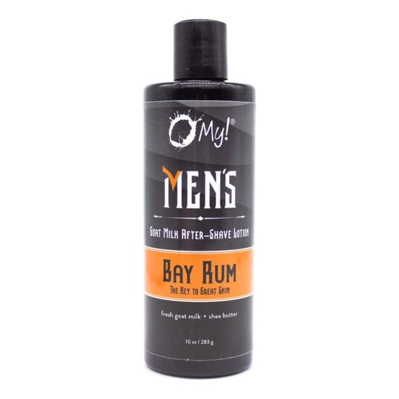 O My! Goat Milk After Shave Lotion 10oz | Made with Farm-Fresh Goat Milk | Shea Butter and Vit E | Free of Parabens More | Handcrafted in USA