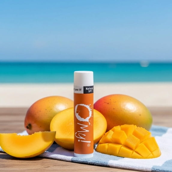 O My! Goat Milk Lip Balm | Shea Butter and Vitamin E | Free of Parabens More | Handcrafted in USA