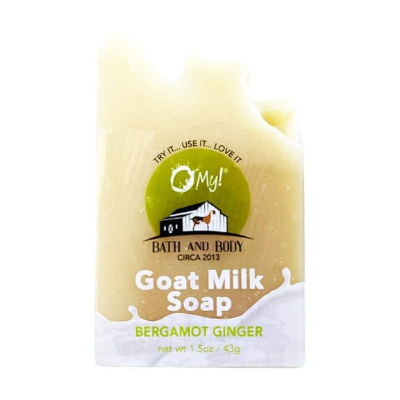 O My! Essential Oil Goat Milk Soap Bar Hotel Size 1.5oz Traveler | Made with Raw Goat Milk | Pure Essential Oils | Handcrafted USA