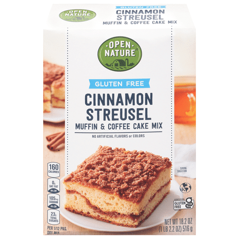 O N Cinnamon Streusel Muffin & Coffee Cake Mix, Gluten-Free