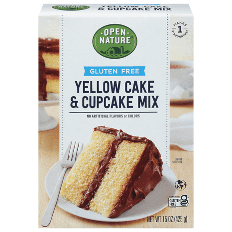 O N Yellow Cake & Cupcake Mix Gluten Free 15 oz
