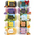 O NATURALS 10PC Bar Soap for Men & Women Natural Soap, Bath Soap Bar