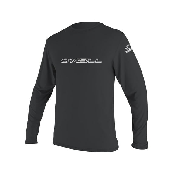 O'NEILL MEN'S BASIC SKINS 50+ LONG SLEEVE SUN SHIRT Graphite XL