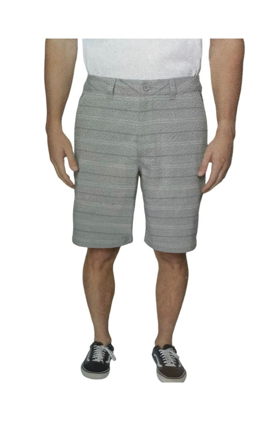 Men's 2 Way Stretch Walkshort (Light Grey, 38)