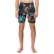 ONEILL Mens Hyperfreak Mysto Scallop 19 Swim, Black, 36