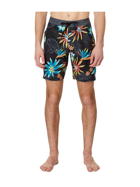 Mens Hyperfreak Mysto Scallop 19 Swim, Black, 36