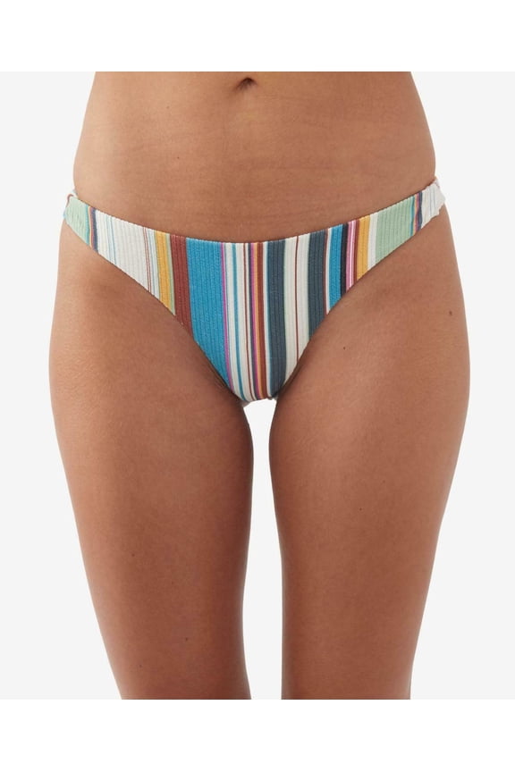 Swim Lookout Stripe Hermosa Skimpy Bikini Bottom Multi Colored XL