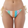 thumbnail image 1 of O'NEILL Womens Swim Mayan Stripe Maracas Medium-Coverage Bikini Bottom, Multi Colored, M, 1 of 3