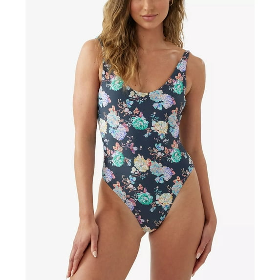 O'NEILL Womens Swim Stella Mykonos One-Piece Swimsuit, Slate, L