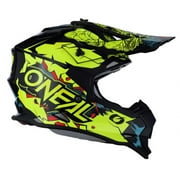 O'Neal 2 SRS Villian MX Offroad Youth Helmet Black/Neon MD