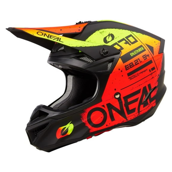 O'Neal 2024 5 Series Scarz Offroad Motocross Helmet - Black/Red - X-Large