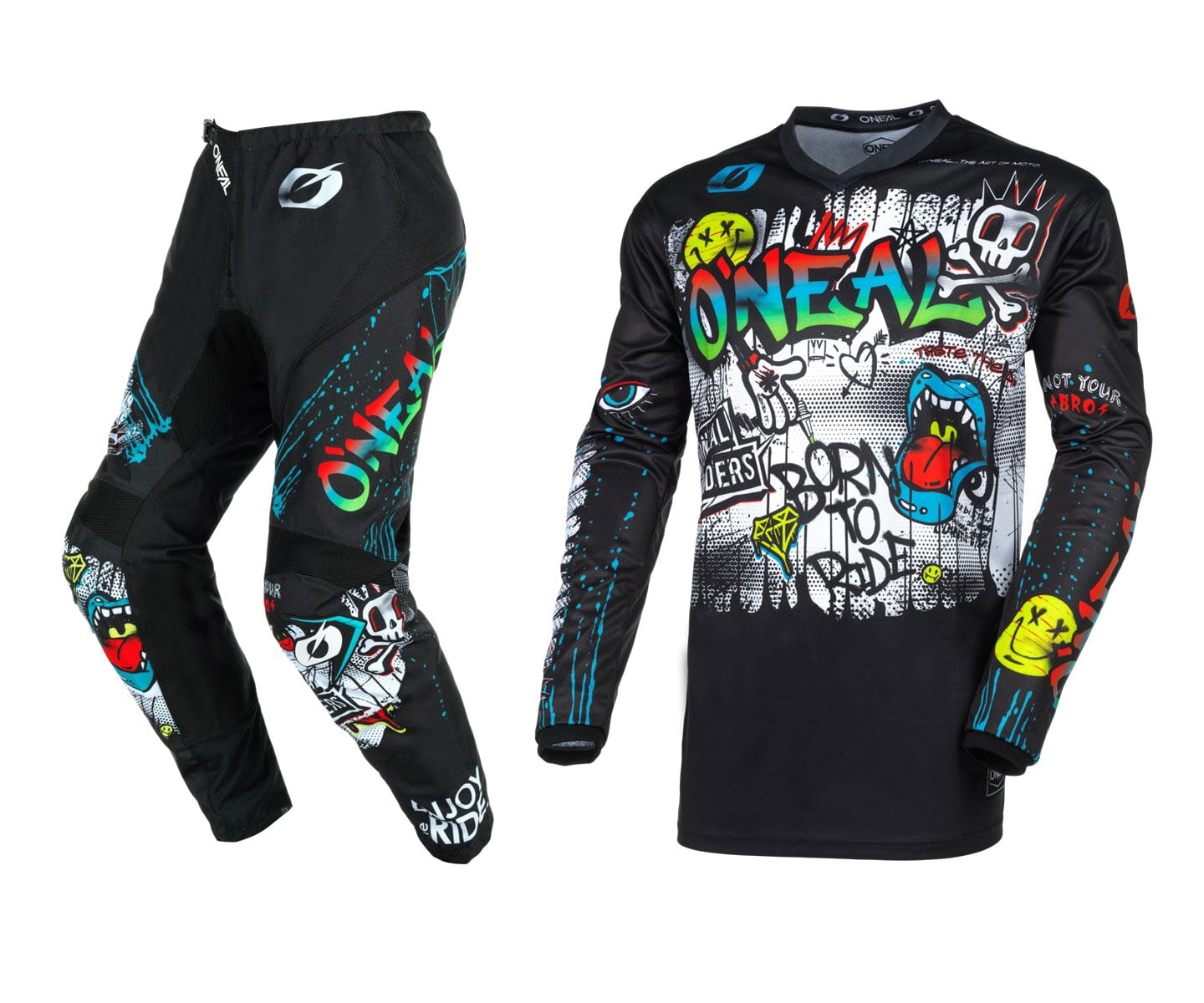 O'Neal 2024 Element Rancid Motocross Offroad Riding Jersey Pant Combo ...