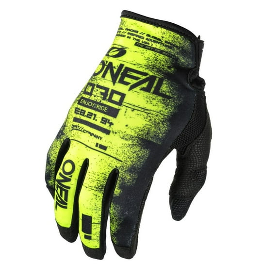 O'Neal 2024 Mayhem Scarz Offroad Motocross Gloves - Black/Neon - Small