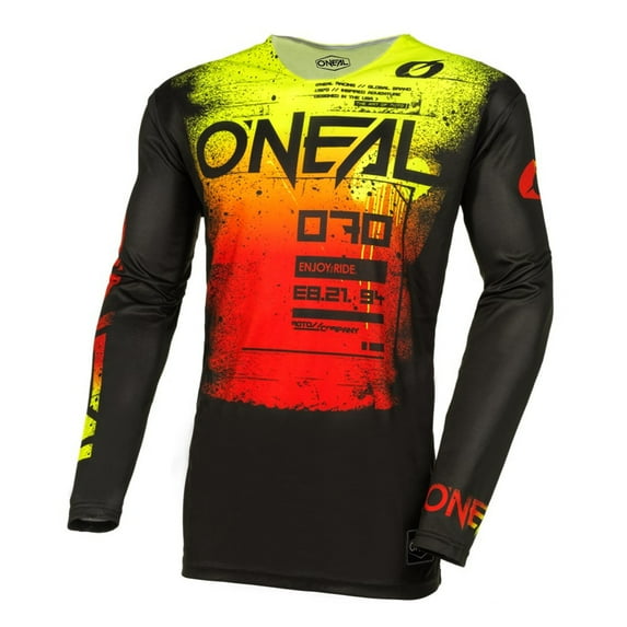 O'Neal 2024 Mayhem Scarz Offroad Motocross Jersey - Black/Red - Small