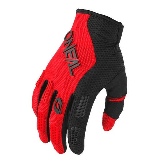 O'Neal 2024 Youth Element Racewear Offroad Motocross Gloves - Black/Red - X-Small