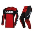thumbnail image 1 of O'Neal 2025 Adult Mens Element Racewear Motocross Offroad Jersey Pant Combo Black/Red (XX-Large/W42), 1 of 8