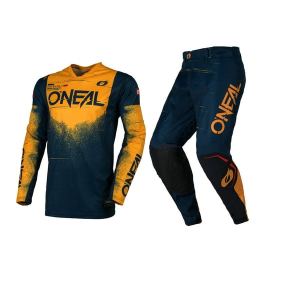 O'Neal 2026 Hardwear Swipe Blue/Orange Offroad Motocross Jersey Pant Combo (Small, W28)